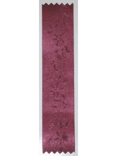 Lily Embossed Ribbon Wine
