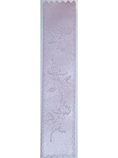Rose Embossed Ribbon Orchid