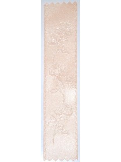Rose Embossed Ribbon Peach