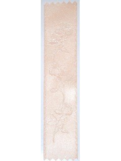 Rose Embossed Ribbon Peach