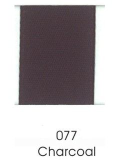 Ribbon 1.5" Single Face Satin 077 Charcoal