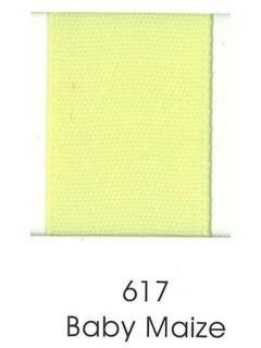 Ribbon 1.5" Single Face Satin 617 Baby Maize