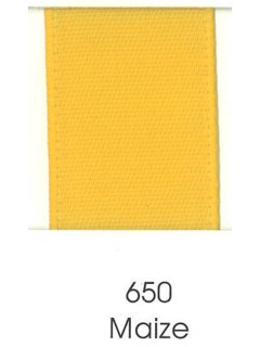 Ribbon 1.5" Single Face Satin 650 Maize