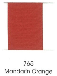 Ribbon 2" Single Face Satin 765 Mandarin Orange