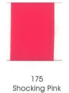 Ribbon 2" Single Face Satin 175 Shocking Pink