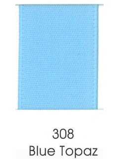 Ribbon 2" Single Face Satin 308 Blue Topaz