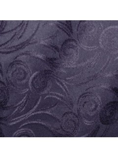 Swirl Tablecloth Fabric-Aubergine