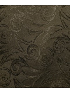 Swirl Tablecloth Fabric-Brown