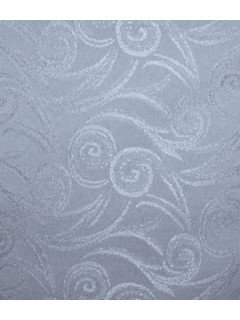 Swirl Tablecloth Fabric-Dusty Blue