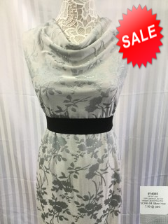 14085 Jacquard Vintage Clipped Rose Knit